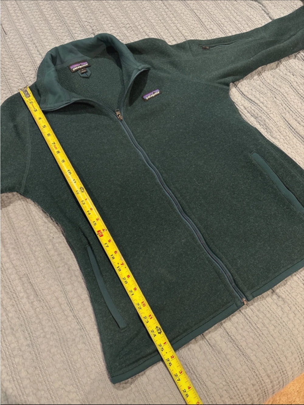 Patagonia Women's Full-Zip Fleece Jacket — Teal Green - Picture 7 of 7